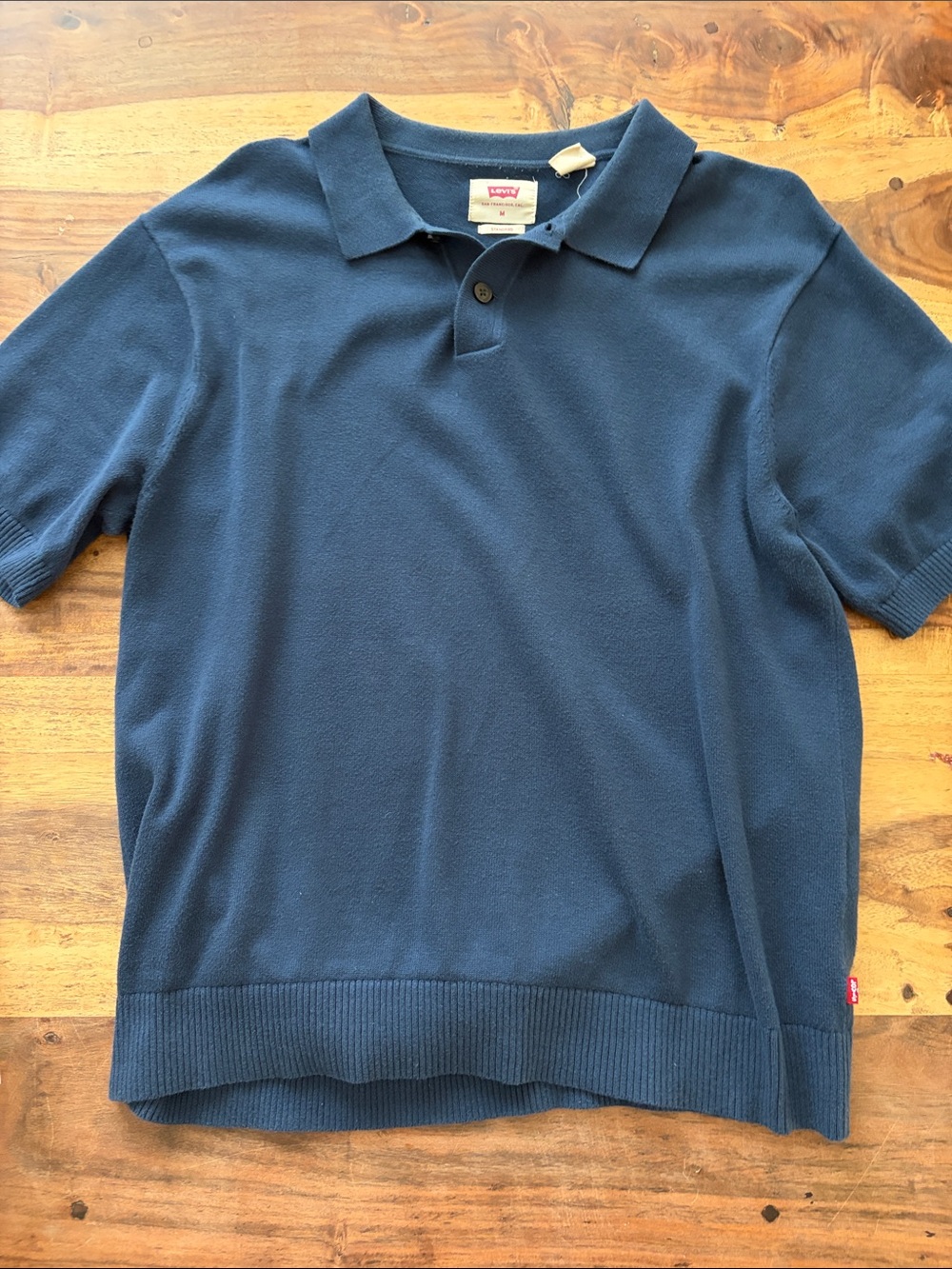 Levi's - Men’s Navy Blue Polo Knit Shirt